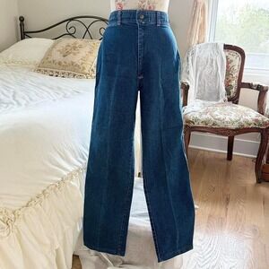 70s mom jeans   70s dark wash  jeans‎ size 29" waist